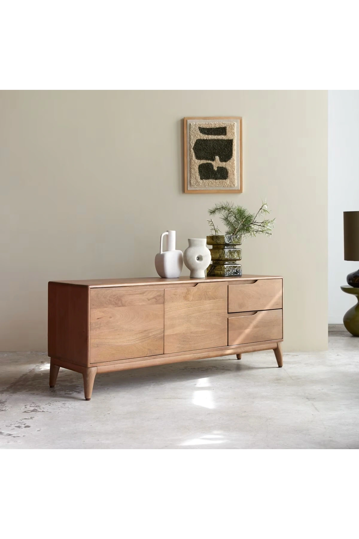 Gabrielle Solid Wood TV Unit, Console