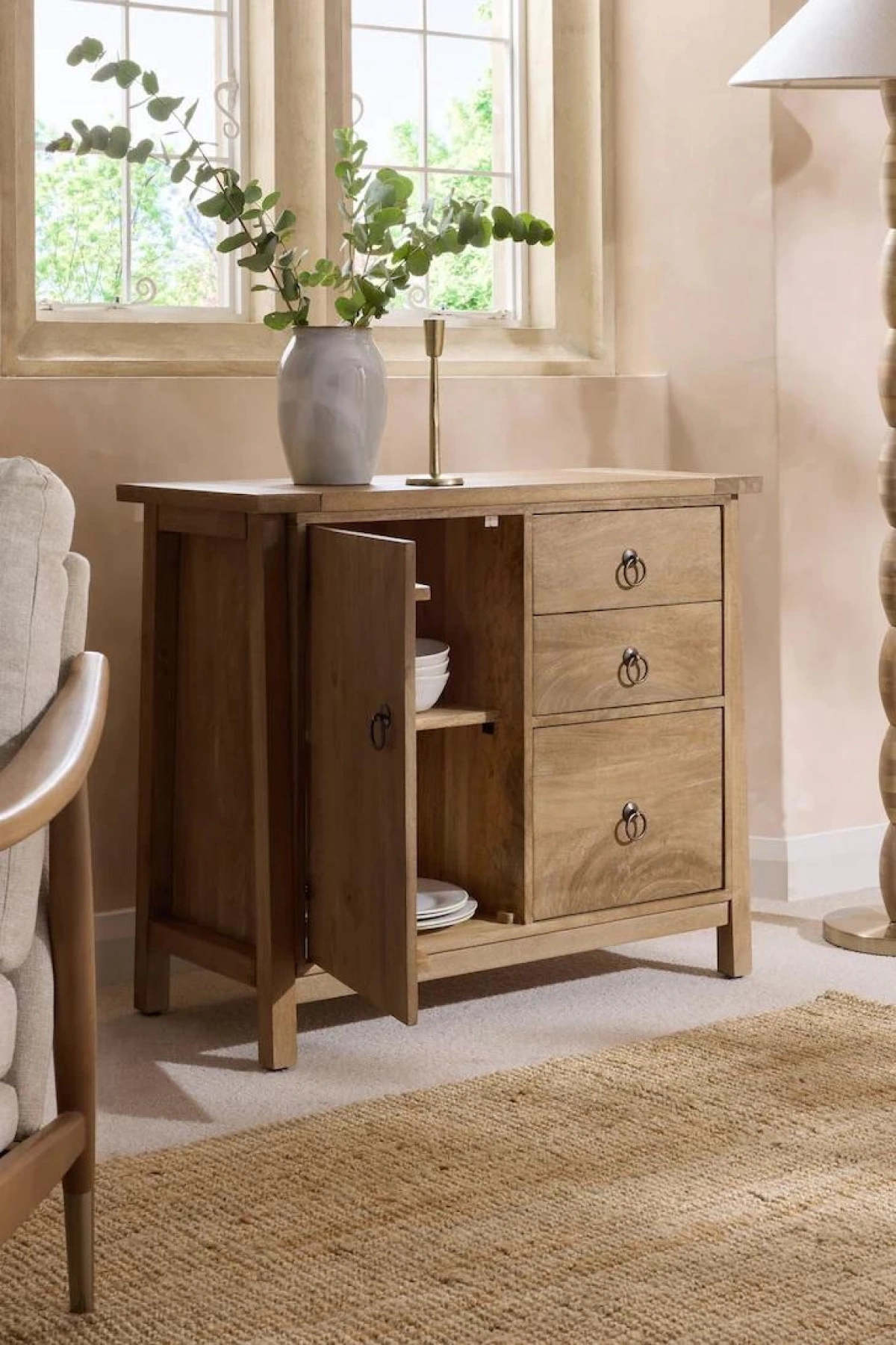 Hector Mini Massive Holzbufett, Konsole