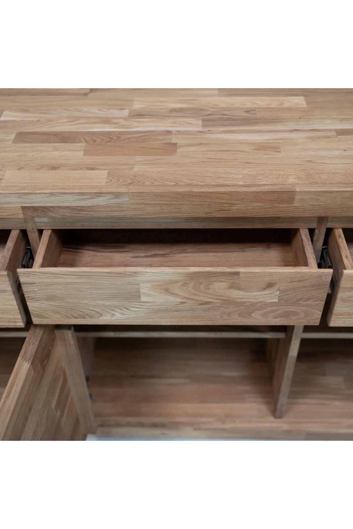 Jorvik Masif Ahşap Natural Model Konsol