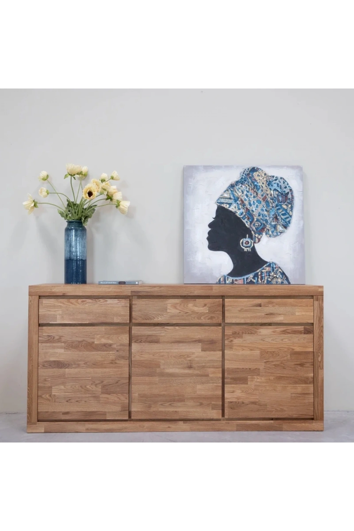 Jorvik Masif Ahşap Natural Model Konsol