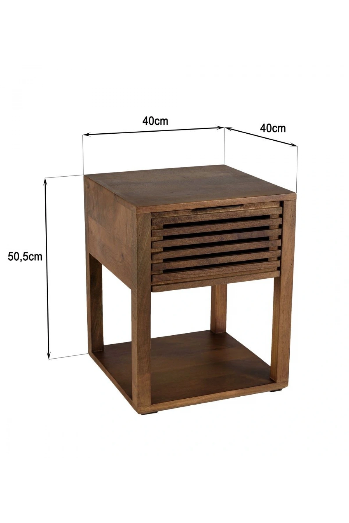 Rústico modelo de cómoda con rejilla de madera maciza