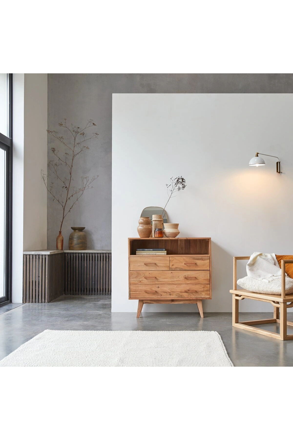 Masif oslo model çok amaçlı şifonyer