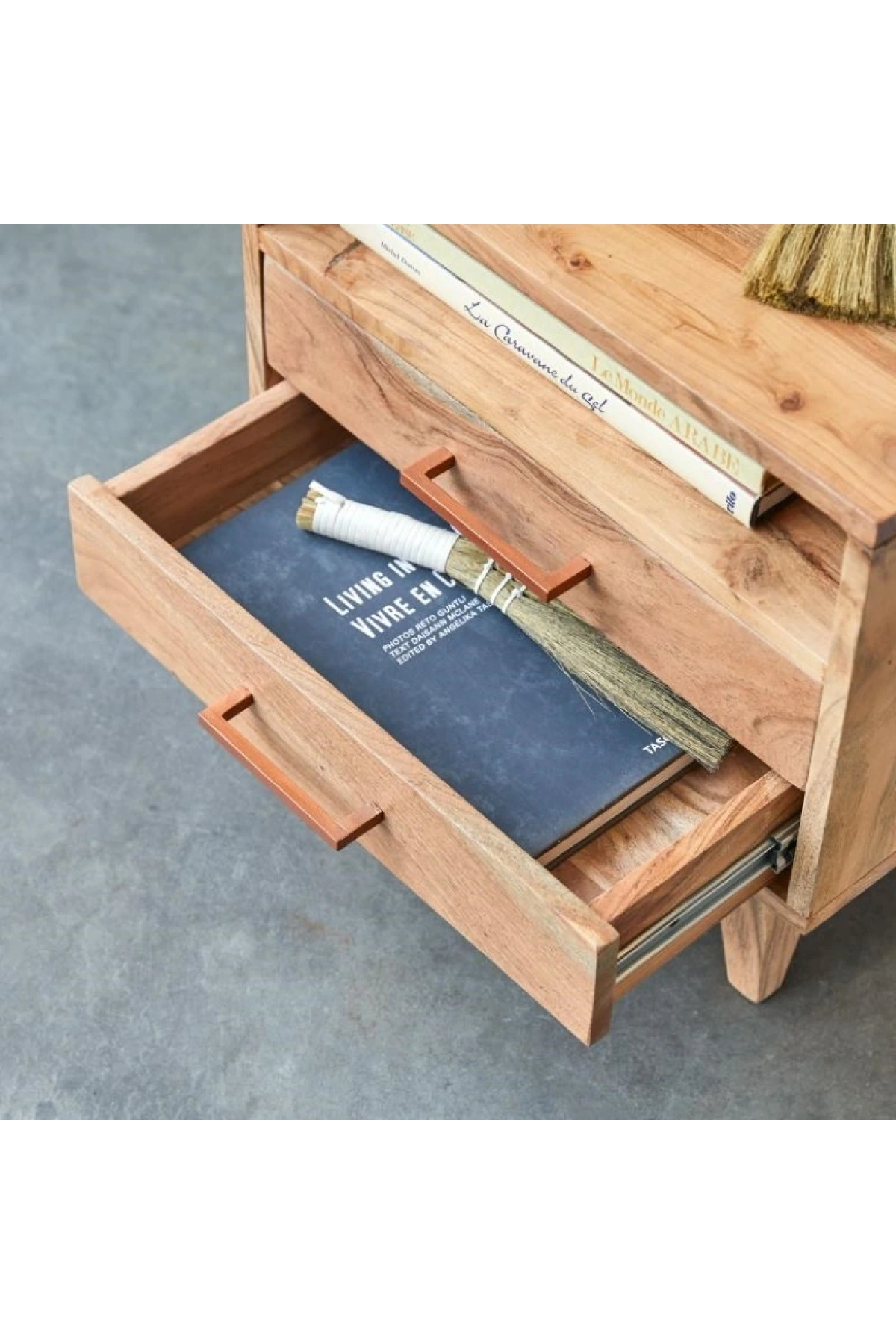 Oslo Modelo Mesita de Noche de Madera Maciza