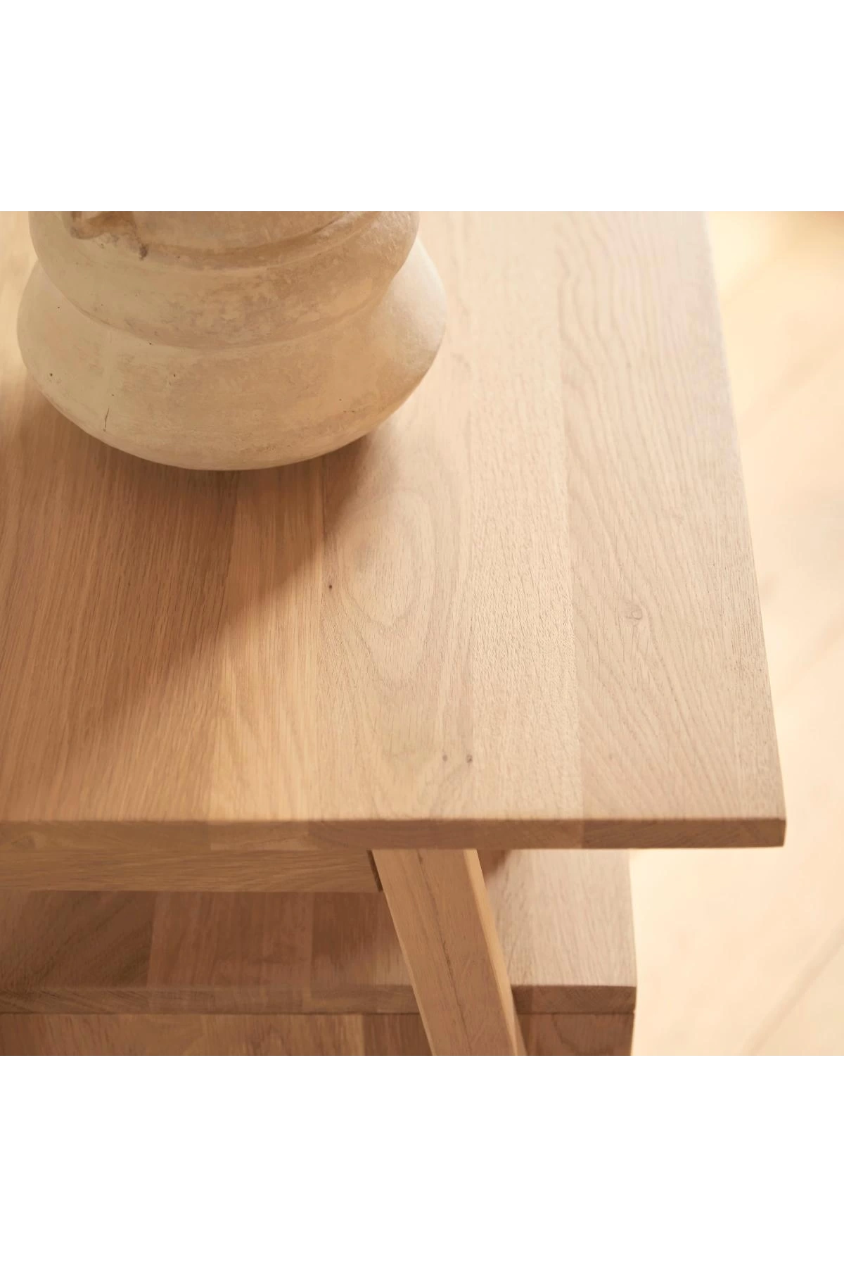 Pola natural solid wood TV unit