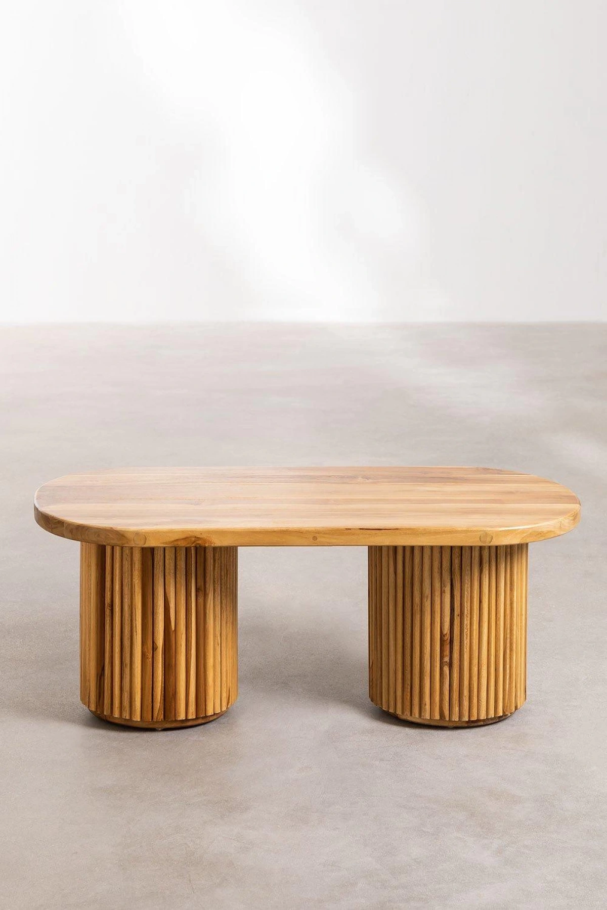 Vien masif ahşap orta sehpa