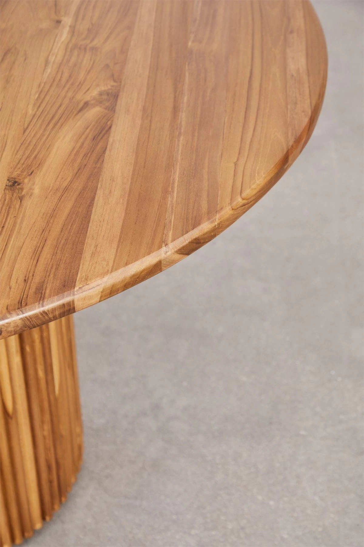 Solid wood dining table