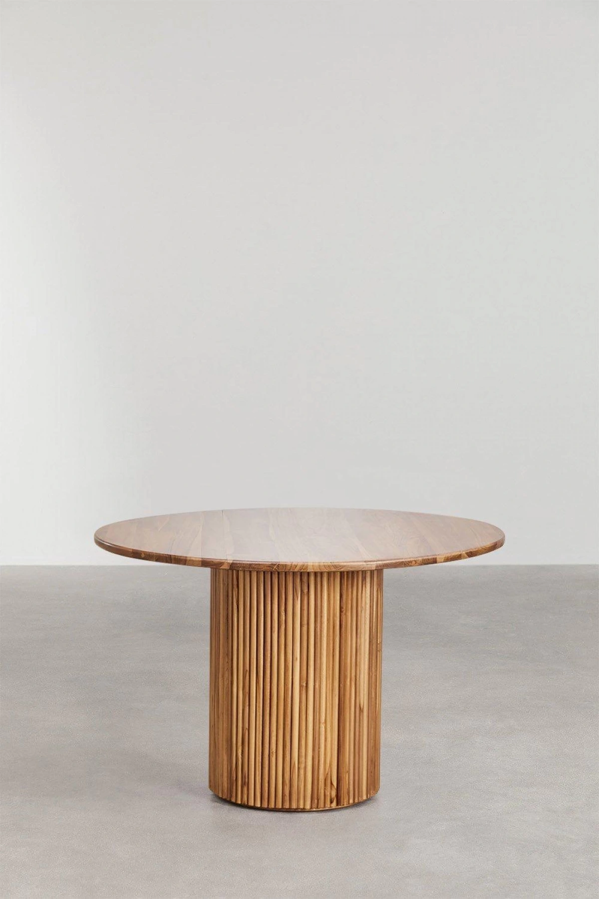 Solid wood dining table