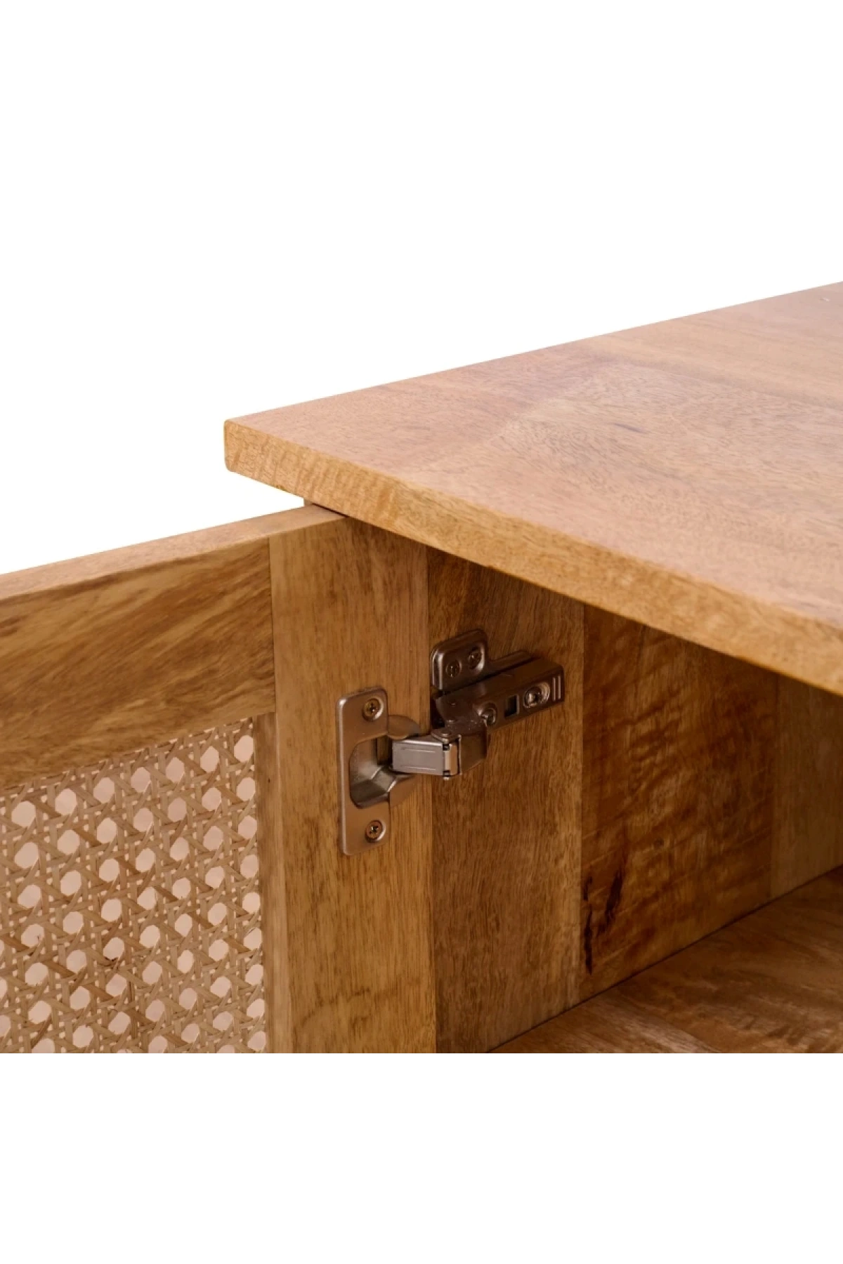 Vintage Arte Açık Ceviz Renk Masif Ahşap Komodin 55x60x38 cm