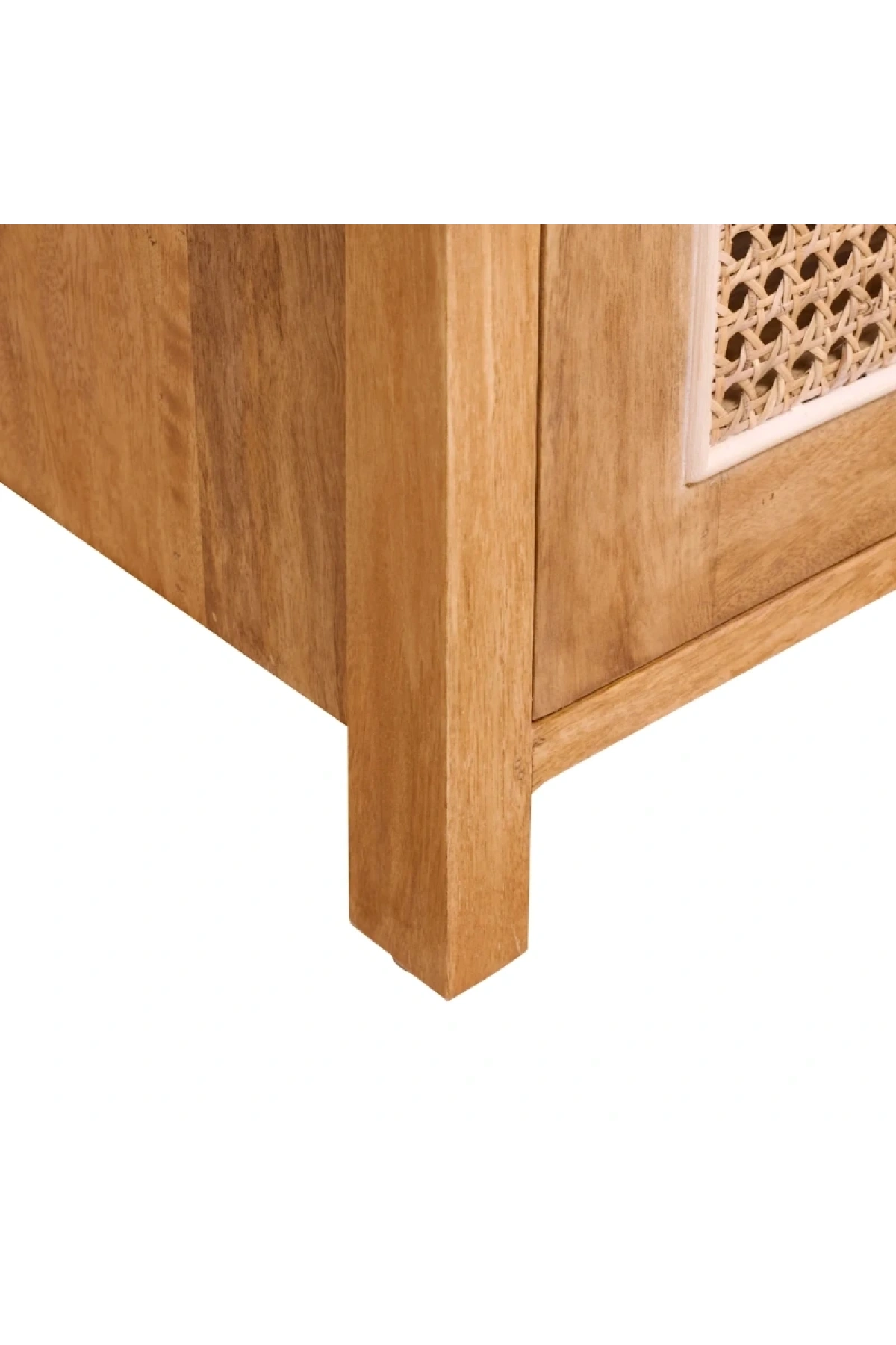 Vintage Arte Açık Ceviz Renk Masif Ahşap Komodin 55x60x38 cm