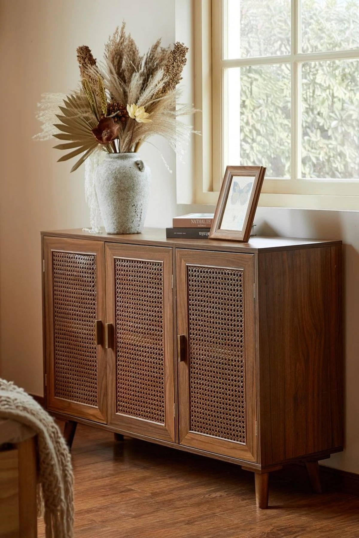 Vintage Walnut Stil Masif Konsol