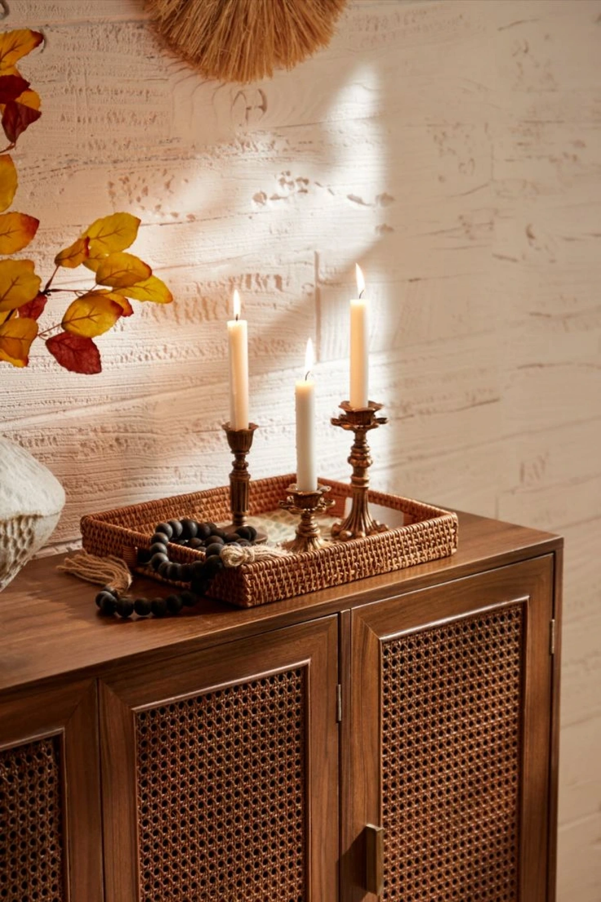 Vintage Walnut Stil Masif Konsol