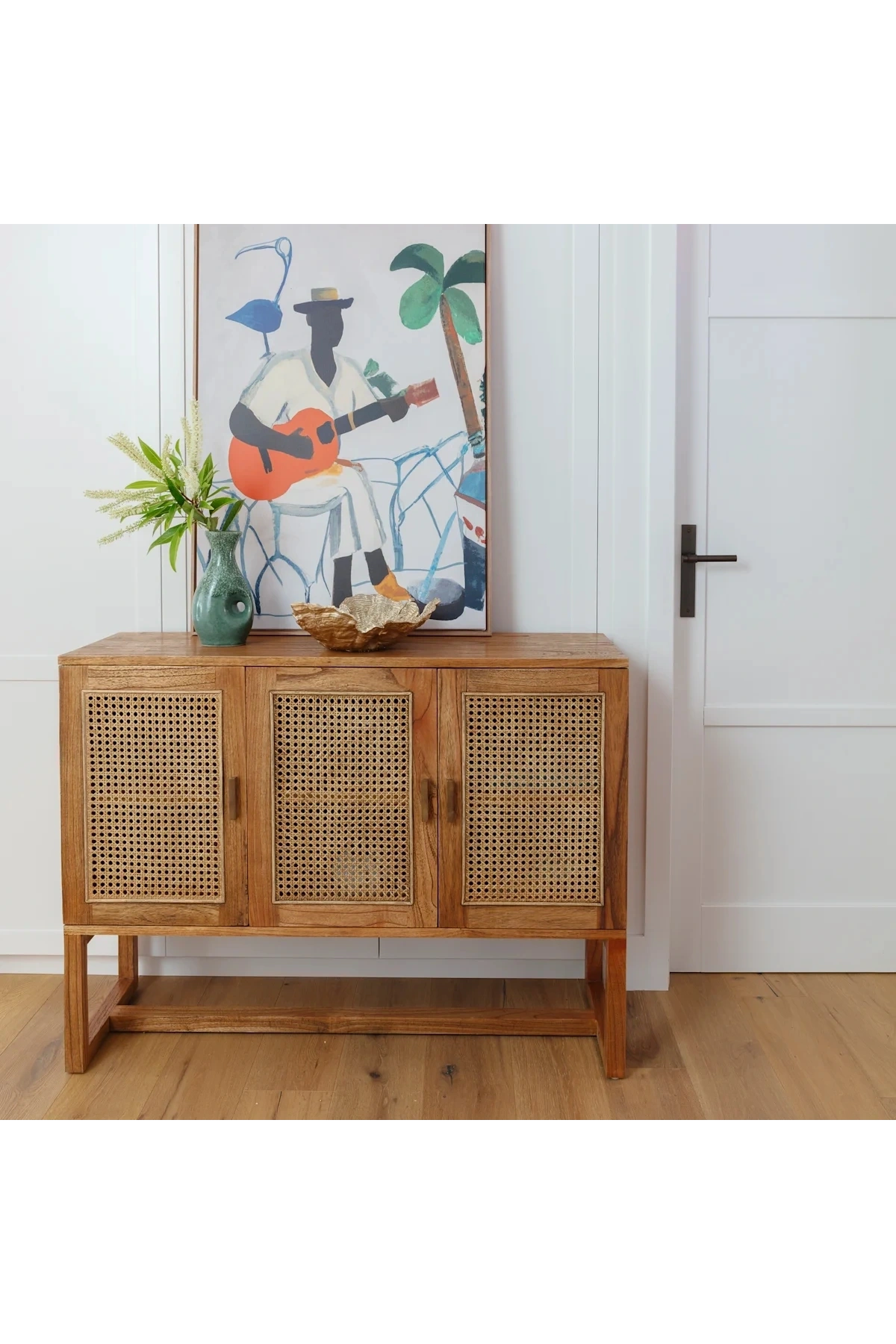 Vista Masif Ahşap Hazeranlı Konsol