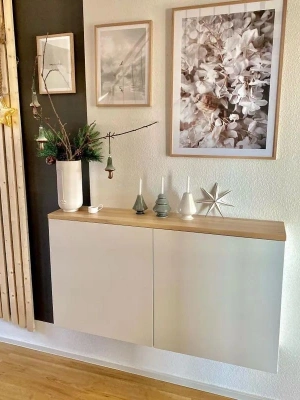 Ahşap detaylı dolap dresuar, konsol