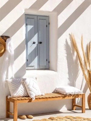 Wooden grill model bench-bank