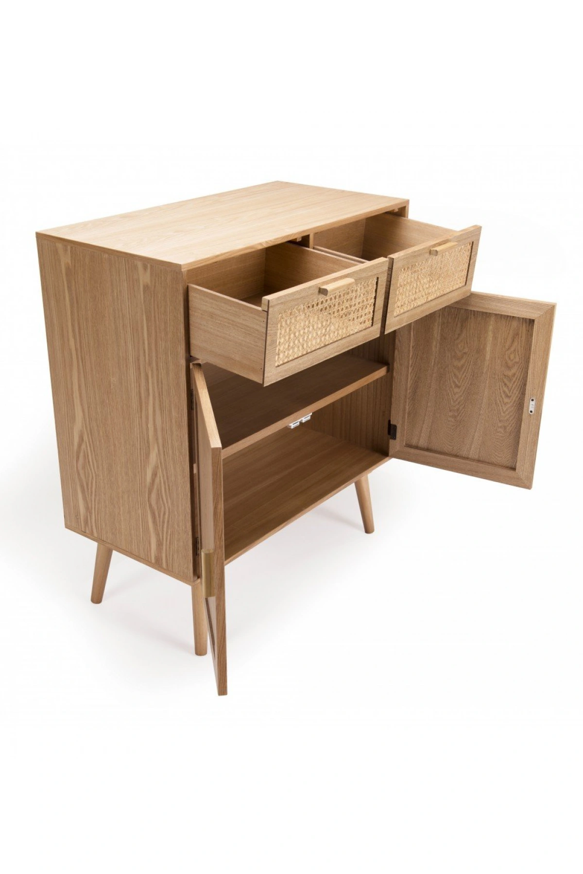 Çift çekmeceli hazeran detaylı western konsol