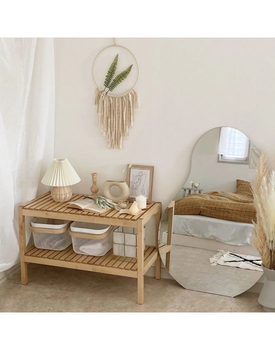 Ahşap çok amaçlı ızgara model komodin