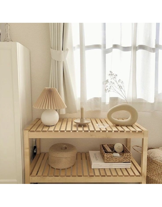 Ahşap çok amaçlı ızgara model komodin