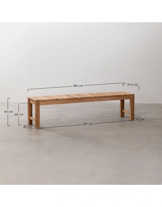 Ahşap ızgara model bench-bank