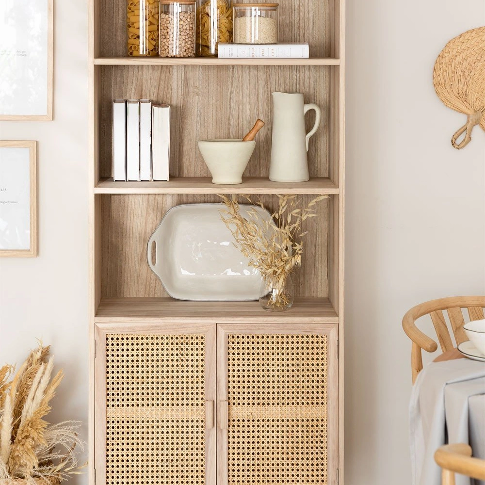 Ahşap hazeran kapak detaylı büfe, konsol