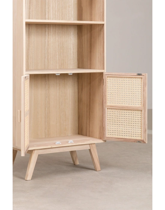 Ahşap hazeran kapak detaylı büfe, konsol