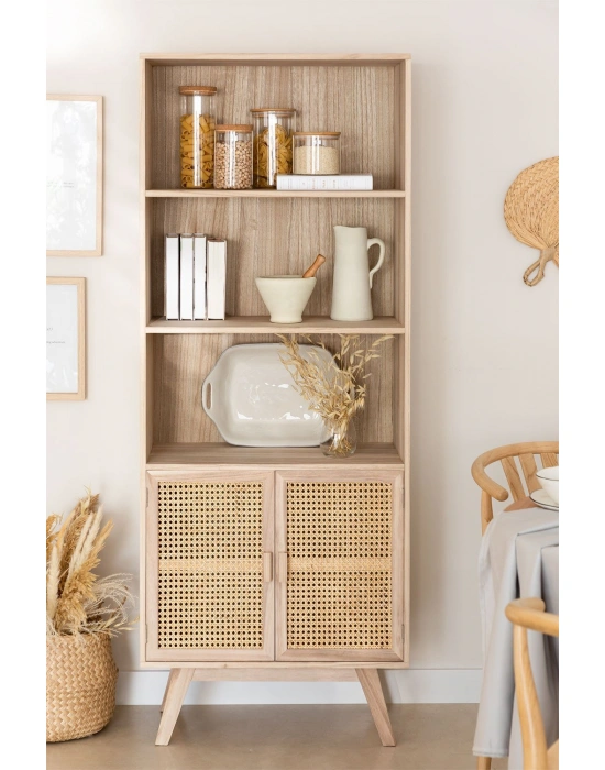 Ahşap hazeran kapak detaylı büfe, konsol