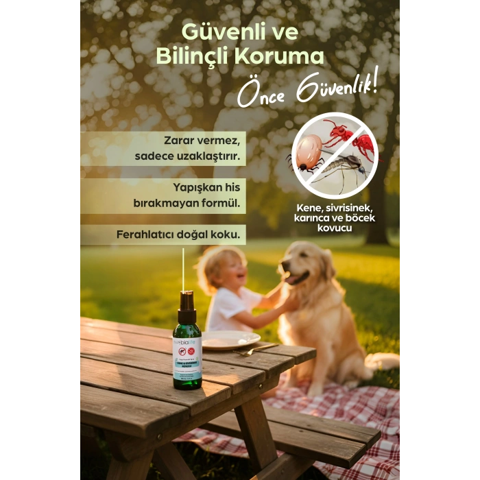 Kene & Sivrisinek Kovucu Doğal Aromatik Sprey 100 Ml - 12li Stand