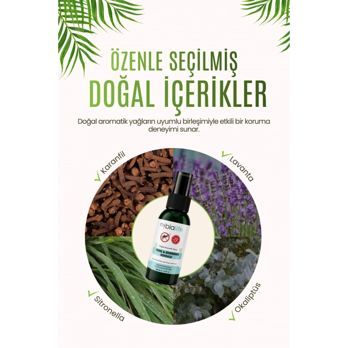 Kene & Sivrisinek Kovucu Doğal Aromatik Sprey 100 Ml - Doğal Sivrisinek Kovucu