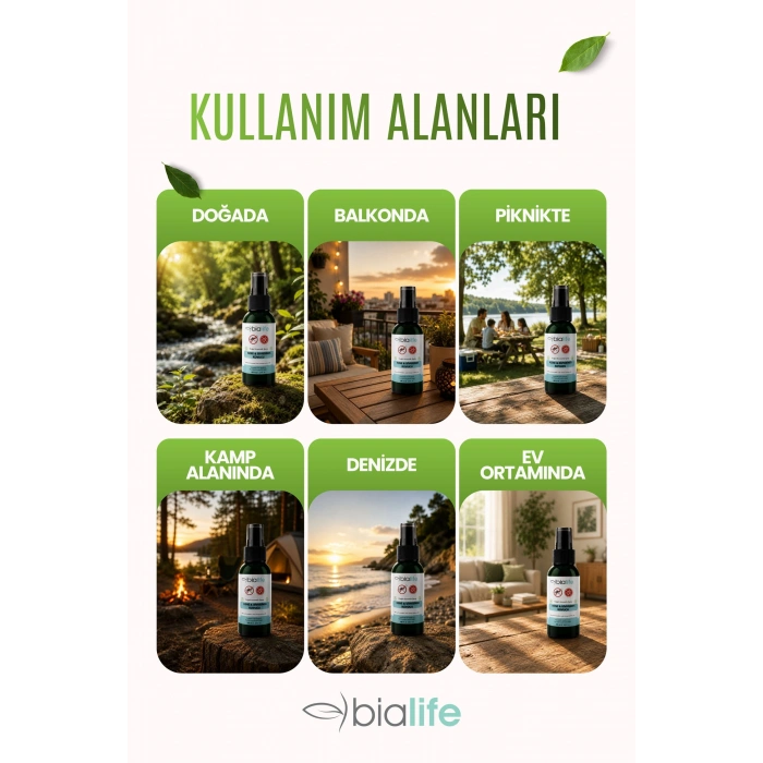 Kene & Sivrisinek Kovucu Doğal Aromatik Sprey 100 Ml - 12li Stand