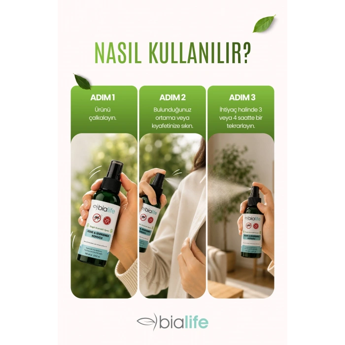 Kene & Sivrisinek Kovucu Doğal Aromatik Sprey 100 Ml - 12li Stand