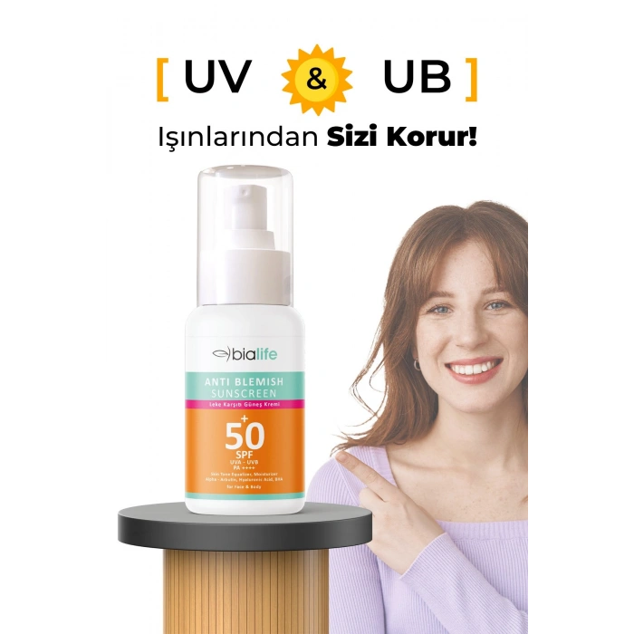 Suya Dayanıklı Leke Karşıtı Güneş Kremi SPF 50+ - 50li SET