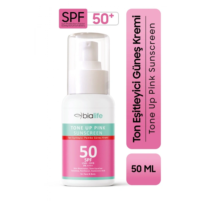 Ton Eşitleyici SPF-50 PEMBE Güneş Kremi - 50li SET