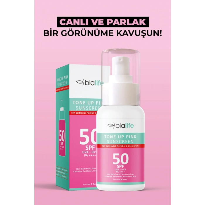 Ton Eşitleyici SPF-50 PEMBE Güneş Kremi - 50li SET
