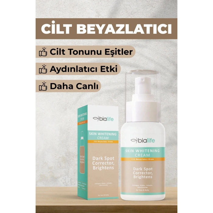 Cilt Beyazlatıcı Krem – Alpha Arbutin İhtivalı Ton Eşitleyici Krem - 50li Paket
