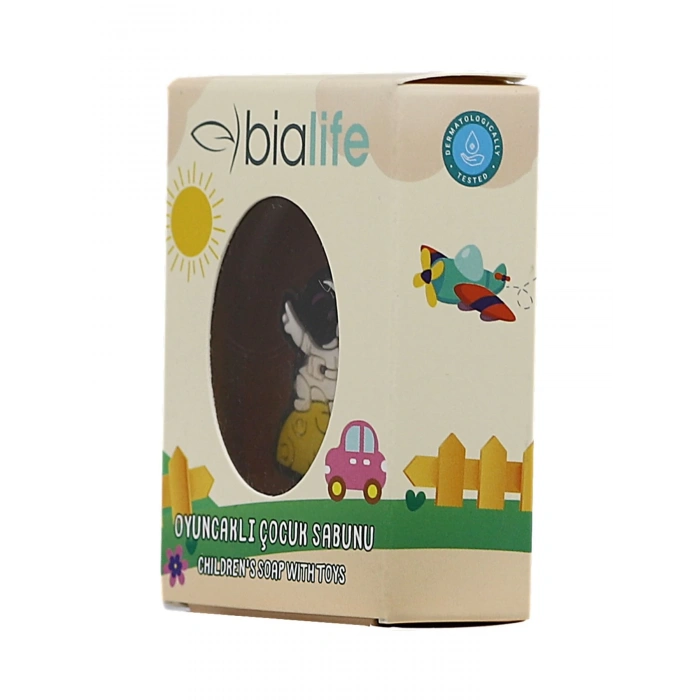 ÇİKOLATA Özlü El Yapımı Oyuncaklı Çocuk Sabunu - Bialife