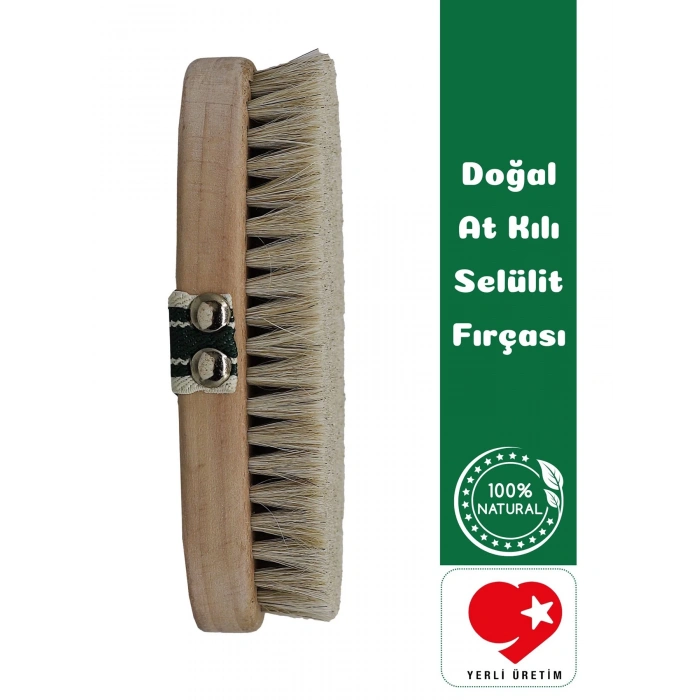 Doğal At Kılı Selülit Karşıtı Fırça - Bialife