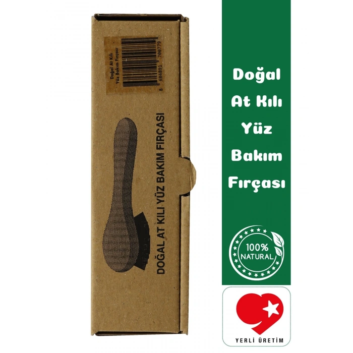 Doğal At Kılı Yüz ve Vücut Bakım Fırçası - Bialife