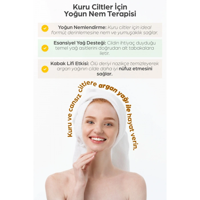 Doğal Kabak Lifli ARGAN Özlü Doğal Sabun (120 Gr) - Bialife