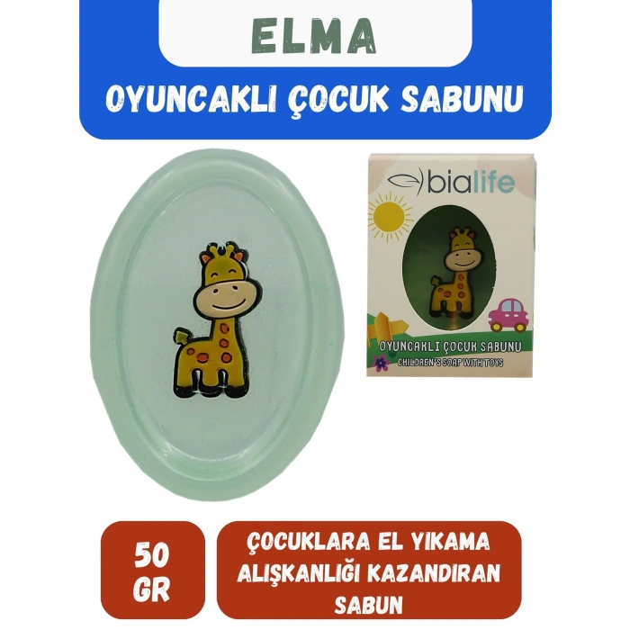 ELMA Özlü El Yapımı Oyuncaklı Çocuk Sabunu - Bialife