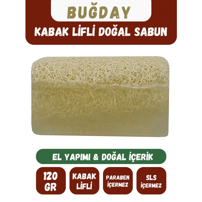 Kabak Lifli BUĞDAY Özlü Doğal Sabun (120 Gr) - Bialife