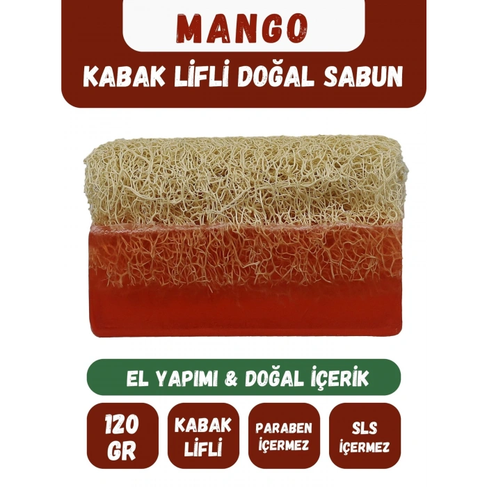 Kabak Lifli MANGO Özlü Doğal Sabun (120 Gr) - Bialife