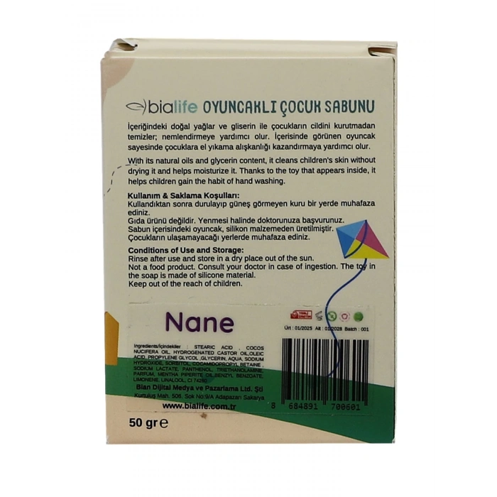 NANE Özlü El Yapımı Oyuncaklı Çocuk Sabunu - Bialife