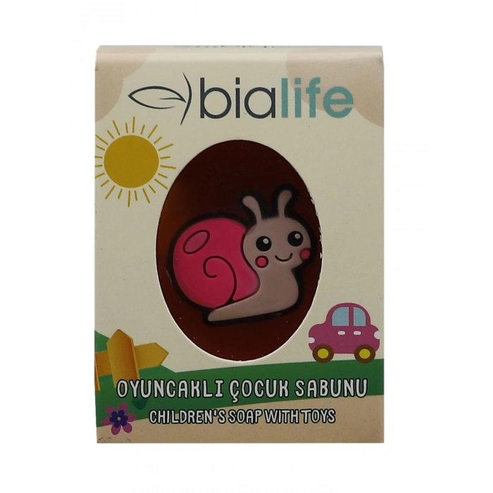 NAR ÇİÇEĞİ Özlü El Yapımı Oyuncaklı Çocuk Sabunu - Bialife