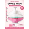Ton Eşitleyici SPF-50 PEMBE Güneş Kremi - 50li SET