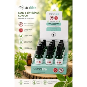 Kene & Sivrisinek Kovucu Doğal Aromatik Sprey 100 Ml - 12li Stand