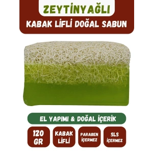 Kabak Lifli ZEYTİNYAĞI Özlü Doğal Sabun (120 gr) - Bialife