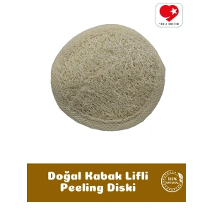 Doğal Kabak Lifli Lastikli Peeling Diski - Bialife