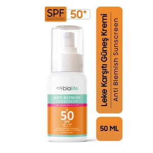 Suya Dayanıklı Leke Karşıtı Güneş Kremi SPF 50+ - Bialife