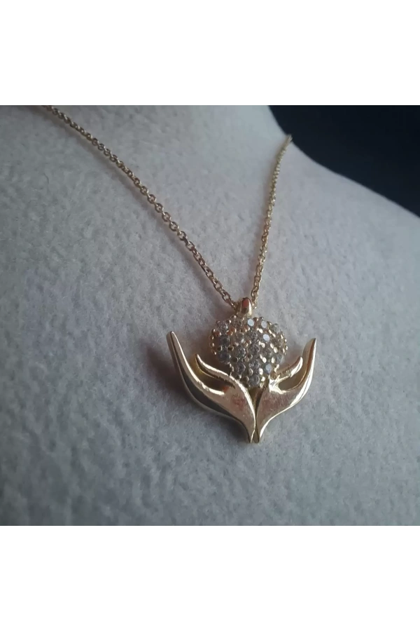 Doğan Güneş Kolye 14 Ayar