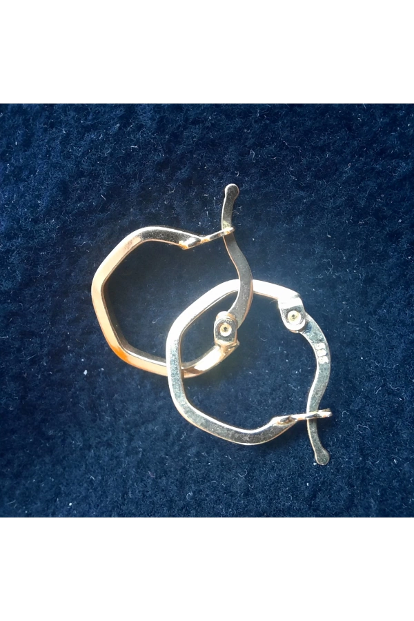 Büyük Halka Küpe 14 Ayar