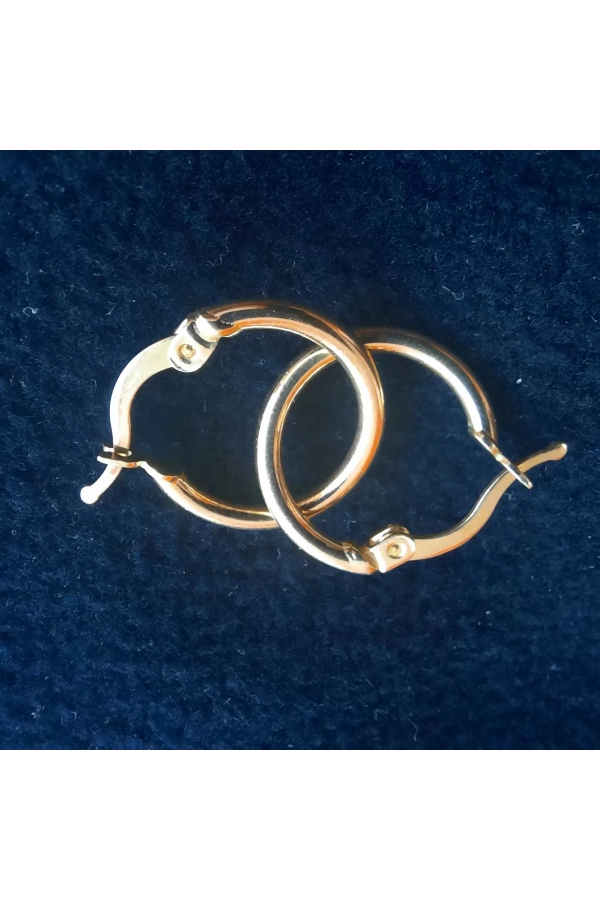 Küçük Halka Küpe 14 Ayar